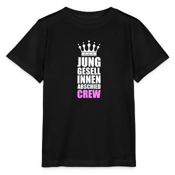 Junggesellinnenabschied Crew - Stanley/Stella Kinder T-Shirt MINI CREATOR  - Schwarz - Vorne - Mikhail (115cm)