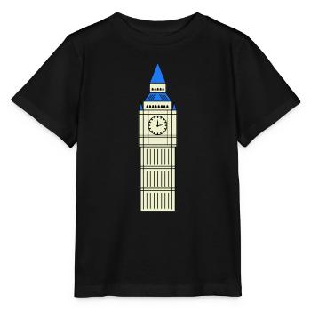 big ben design - Stanley/Stella MINI CREATOR Kids’ T-Shirt - black - Front - Mikhail (115cm)