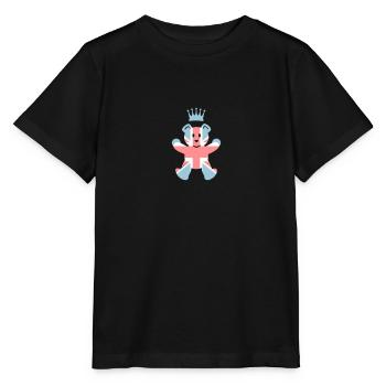 UK teddy prince (3c) - Stanley/Stella Kinder T-Shirt MINI CREATOR  - Schwarz - Vorne - Mikhail (115cm)