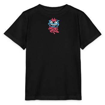 Kleine Monster: Punk-Affe mit Zwinkern - Stanley/Stella Kinder T-Shirt MINI CREATOR  - Schwarz - Vorne - Mikhail (115cm)