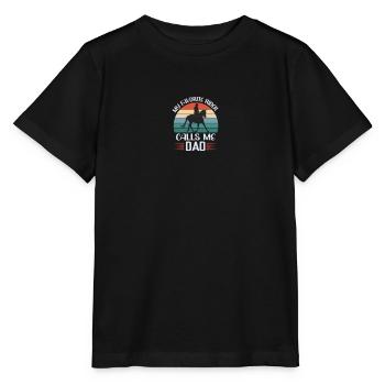 Cavalier Cheval Père papa Cavalier Cavalier - T-shirt bio MINI CREATOR Stanley/Stella Enfant - noir - Devant - Mikhail (115cm)