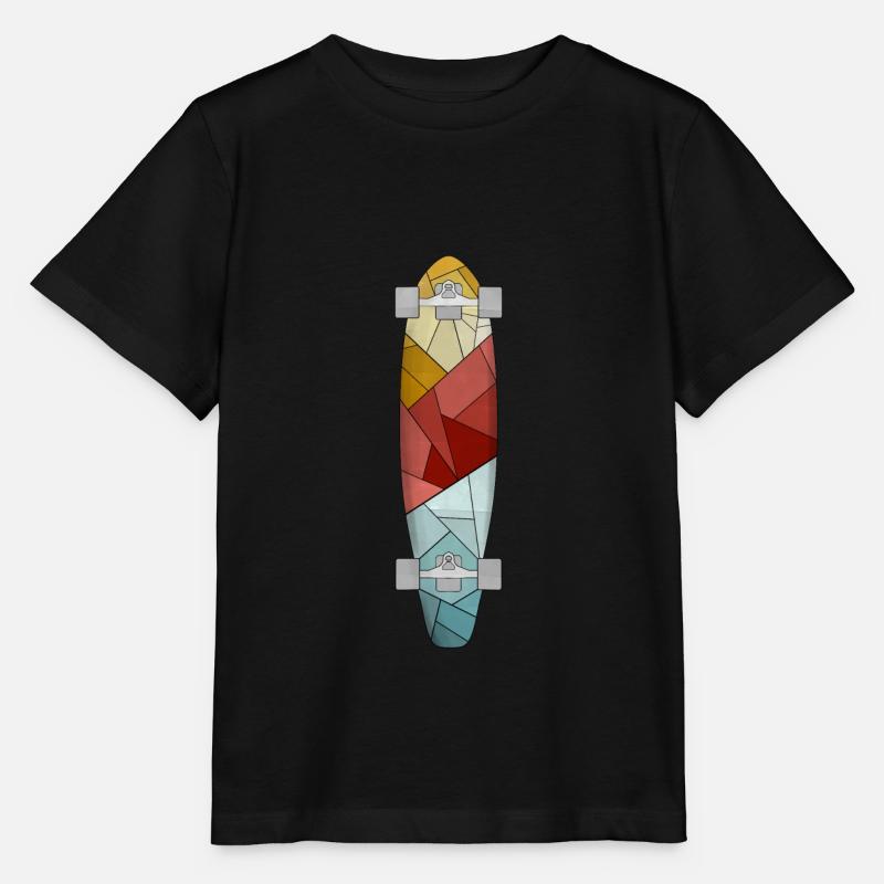 Longboard Board Cruiser Style - T-shirt bio MINI CREATOR Stanley/Stella Enfant - noir