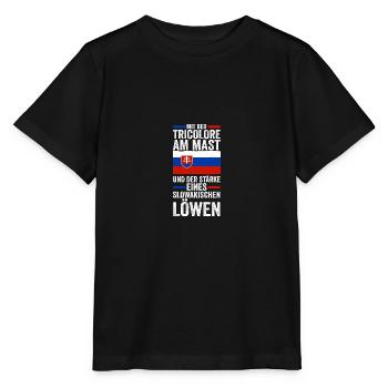 Slovakia Slovakia - Stanley/Stella MINI CREATOR Kids’ T-Shirt - black - Front - Mikhail (115cm)