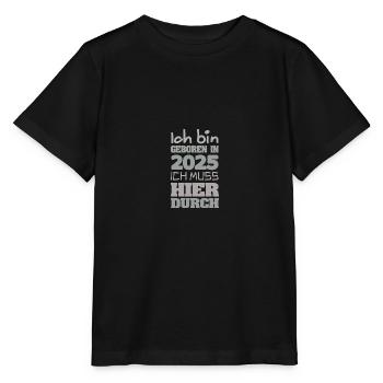 Bac 2025 - T-shirt bio MINI CREATOR Stanley/Stella Enfant - noir - Devant - Mikhail (115cm)