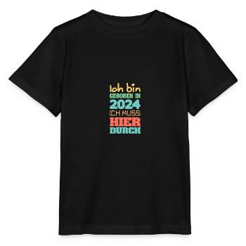 Bin 2024 - Stanley/Stella Kinder T-Shirt MINI CREATOR  - Schwarz - Vorne - Mikhail (115cm)