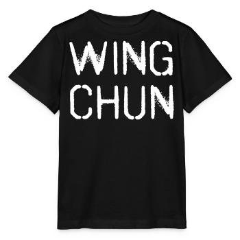 Wing Chun WingTsun Wing-tsun - Stanley/Stella Kinder T-Shirt MINI CREATOR  - Schwarz - Vorne - Mikhail (115cm)