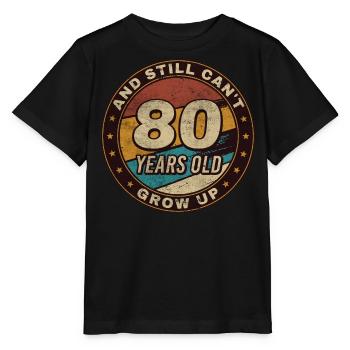 Cadeau 80e anniversaire Rétro 80e anniversaire - T-shirt bio MINI CREATOR Stanley/Stella Enfant - noir - Devant - Mikhail (115cm)