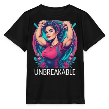 Girl power - Stanley/Stella MINI CREATOR Kids’ T-Shirt - black - Front - Mikhail (115cm)