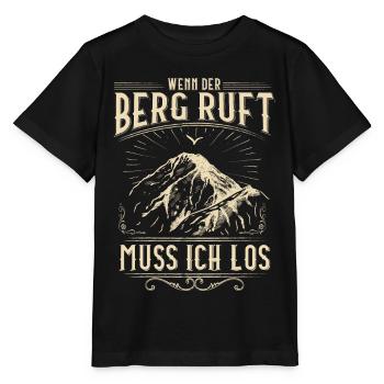 Alpinistes / Sommet / Alpes - T-shirt bio MINI CREATOR Stanley/Stella Enfant - noir - Devant - Mikhail (115cm)