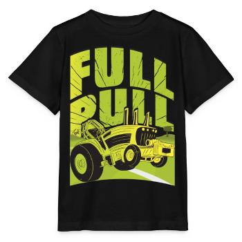 Tractor Pulling - Stanley/Stella MINI CREATOR Kids’ T-Shirt - black - Front - Mikhail (115cm)