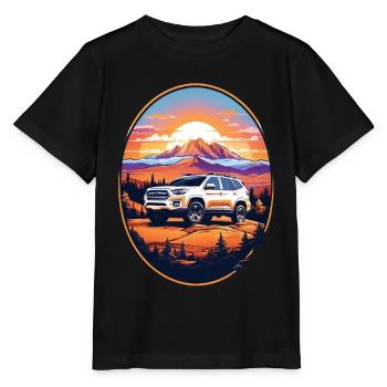 Véhicule tout-terrain 4x4 - T-shirt bio MINI CREATOR Stanley/Stella Enfant - noir - Devant - Mikhail (115cm)
