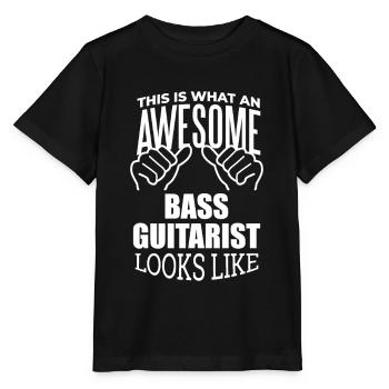 Basse Basse Basse Basse Guitare - T-shirt bio MINI CREATOR Stanley/Stella Enfant - noir - Devant - Mikhail (115cm)