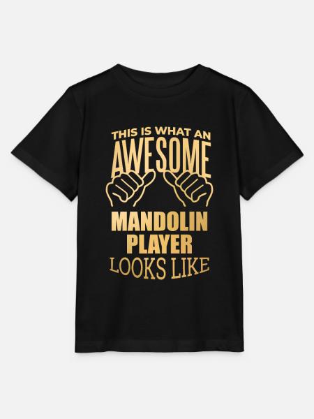 Mandolin Mandolin Mandolin - Stanley/Stella Kinder T-Shirt MINI CREATOR - Schwarz
