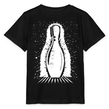 Bowling Pin - Stanley/Stella Kinder T-Shirt MINI CREATOR  - Schwarz - Vorne - Mikhail (115cm)