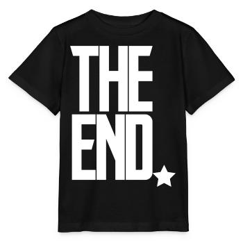 The End Finale – Gerechtigkeit Filmspiel Abspann - Stanley/Stella Kinder T-Shirt MINI CREATOR  - Schwarz - Vorne - Mikhail (115cm)