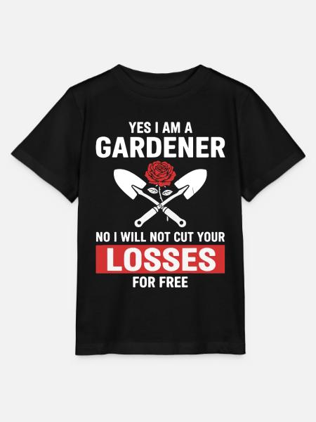 Gärtner-Humor - Stanley/Stella Kinder T-Shirt MINI CREATOR  - Schwarz