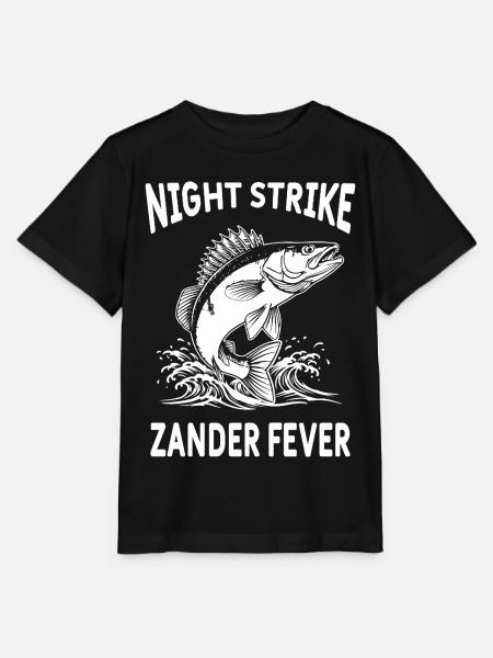 Angeln am Sandre River Night Strike - Stanley/Stella Kinder T-Shirt MINI CREATOR - Schwarz