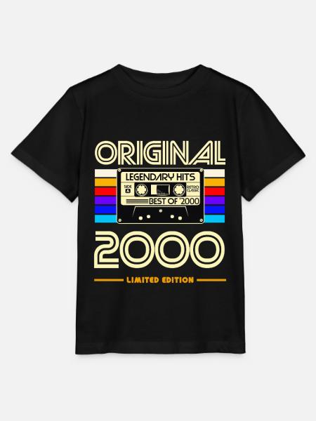 Original 2000 Nostalgia Cassette Limited - Stanley/Stella Kinder T-Shirt MINI CREATOR - Schwarz