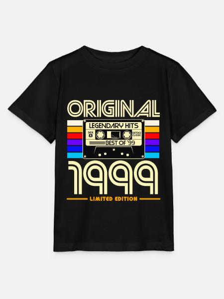Originale limitierte Ausgabe von 1999 - Stanley/Stella Kinder T-Shirt MINI CREATOR - Schwarz