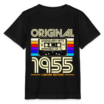 Original 1955 Hits Rétro - T-shirt bio MINI CREATOR Stanley/Stella Enfant - noir - Devant - Mikhail (115cm)