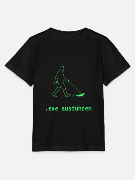 exe ausführen - Stanley/Stella Kinder T-Shirt MINI CREATOR  - Schwarz