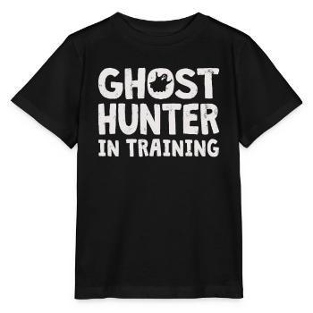 Ghost Hunter Paranormal Investigator Geisterjagd - Stanley/Stella Kinder T-Shirt MINI CREATOR  - Schwarz - Vorne - Mikhail (115cm)