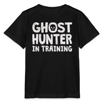 Ghost Hunter Paranormal Investigator Geisterjagd - Stanley/Stella Kinder T-Shirt MINI CREATOR  - Schwarz - Vorne - Mikhail (115cm)