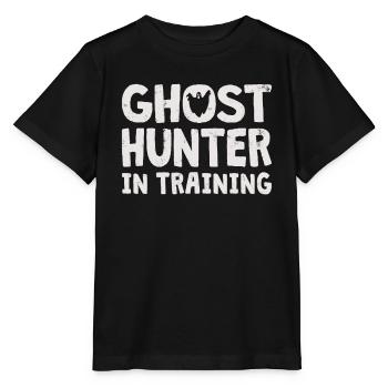 Ghost Hunter Paranormal Investigator Geisterjagd - Stanley/Stella Kinder T-Shirt MINI CREATOR  - Schwarz - Vorne - Mikhail (115cm)