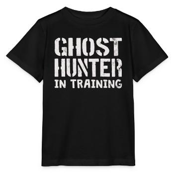 Ghost Hunter Paranormal Investigator Geisterjagd - Stanley/Stella Kinder T-Shirt MINI CREATOR  - Schwarz - Vorne - Mikhail (115cm)
