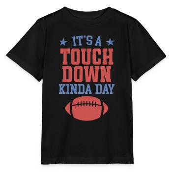 Es ist ein Touchdown-Tag, irgendwie - Stanley/Stella Kinder T-Shirt MINI CREATOR  - Schwarz - Vorne - Mikhail (115cm)