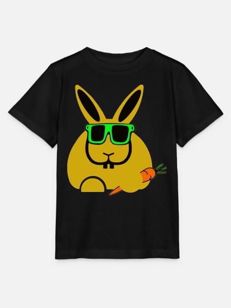 rabbit - Stanley/Stella Kinder T-Shirt MINI CREATOR - Schwarz