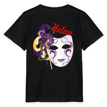 helau - Stanley/Stella Kinder T-Shirt MINI CREATOR  - Schwarz - Vorne - Mikhail (115cm)