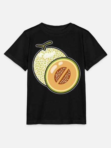 Cantaloupe Melone - Stanley/Stella Kinder T-Shirt MINI CREATOR - Schwarz