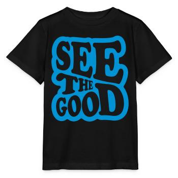 see the good quote - Stanley/Stella MINI CREATOR Kids’ T-Shirt - black - Front - Mikhail (115cm)