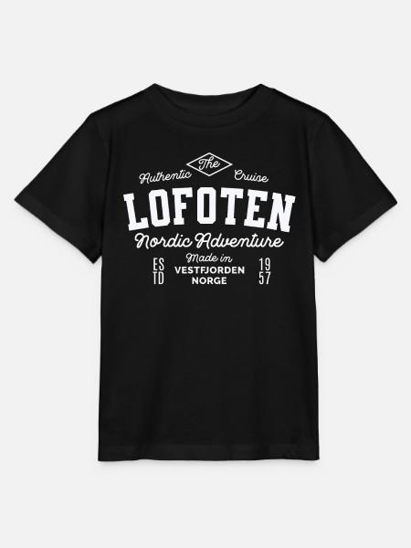 Lofoten Nordic Adventure - Stanley/Stella MINI CREATOR Kids’ T-Shirt - black