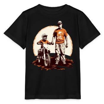 Papa-Erinnerungen - Stanley/Stella Kinder T-Shirt MINI CREATOR  - Schwarz - Vorne - Mikhail (115cm)