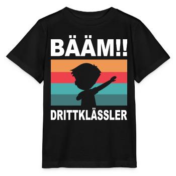 Drittklässler Bääm! Dritte Klasse 3.Klasse Schule - Stanley/Stella Kinder T-Shirt MINI CREATOR  - Schwarz - Vorne - Mikhail (115cm)