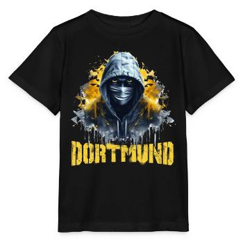 T-shirt Dortmund pour Dortmund Ultras - T-shirt bio MINI CREATOR Stanley/Stella Enfant - noir - Devant - Mikhail (115cm)