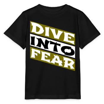 embracing courage adrenaline rush daring spirit - Stanley/Stella Kinder T-Shirt MINI CREATOR  - Schwarz - Vorne - Mikhail (115cm)