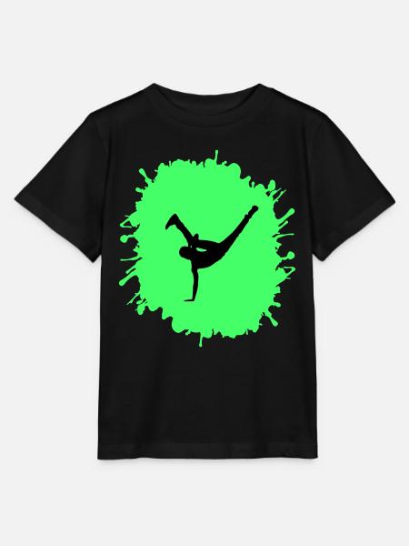 splatter breakdance - Stanley/Stella Kinder T-Shirt MINI CREATOR - Schwarz