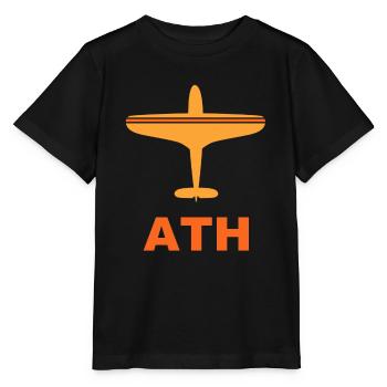 Flughafen Athen - ATH - Griechenland - Stanley/Stella Kinder T-Shirt MINI CREATOR  - Schwarz - Vorne - Mikhail (115cm)
