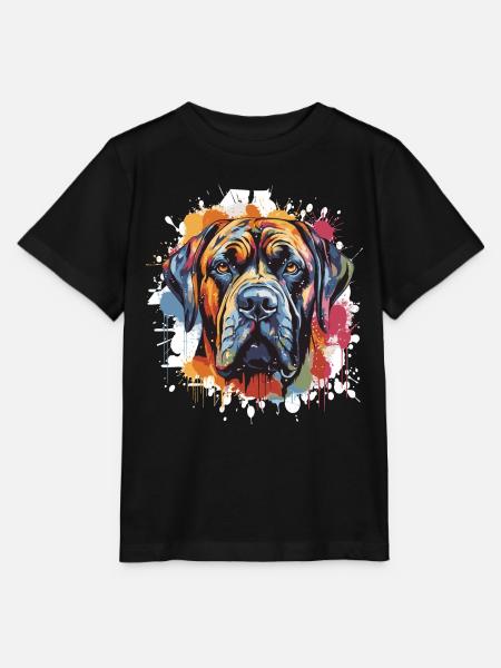 dog - Stanley/Stella Kinder T-Shirt MINI CREATOR - Schwarz