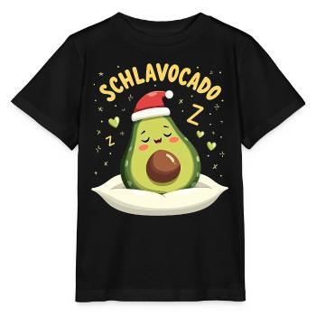 Schlavocado Offiziell Schlafanzug Avocado - Stanley/Stella Kinder T-Shirt MINI CREATOR  - Schwarz - Vorne - Mikhail (115cm)