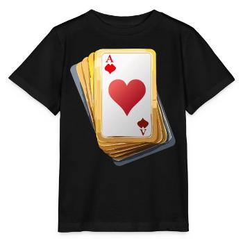 CARDS - Stanley/Stella Kinder T-Shirt MINI CREATOR  - Schwarz - Vorne - Mikhail (115cm)