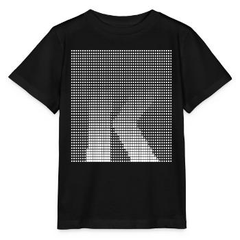 Letter K, name, the letter K - Stanley/Stella MINI CREATOR Kids’ T-Shirt - black - Front - Mikhail (115cm)