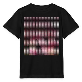 Lettre N, nom, la lettre N - T-shirt bio MINI CREATOR Stanley/Stella Enfant - noir - Devant - Mikhail (115cm)