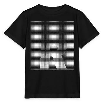 Letter R, name, the letter R - Stanley/Stella MINI CREATOR Kids’ T-Shirt - black - Front - Mikhail (115cm)