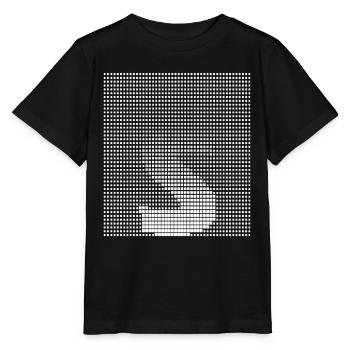 Lettre S, nom, la lettre S - T-shirt bio MINI CREATOR Stanley/Stella Enfant - noir - Devant - Mikhail (115cm)