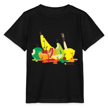 Ermordetes Obst - Stanley/Stella Kinder T-Shirt MINI CREATOR  - Schwarz - Vorne - Mikhail (115cm)