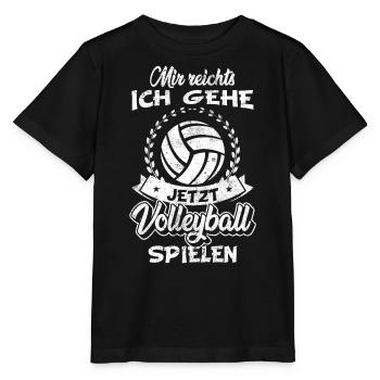 Beachvolleyball Volleyball Beach-Volleyball - Stanley/Stella Kinder T-Shirt MINI CREATOR  - Schwarz - Vorne - Mikhail (115cm)
